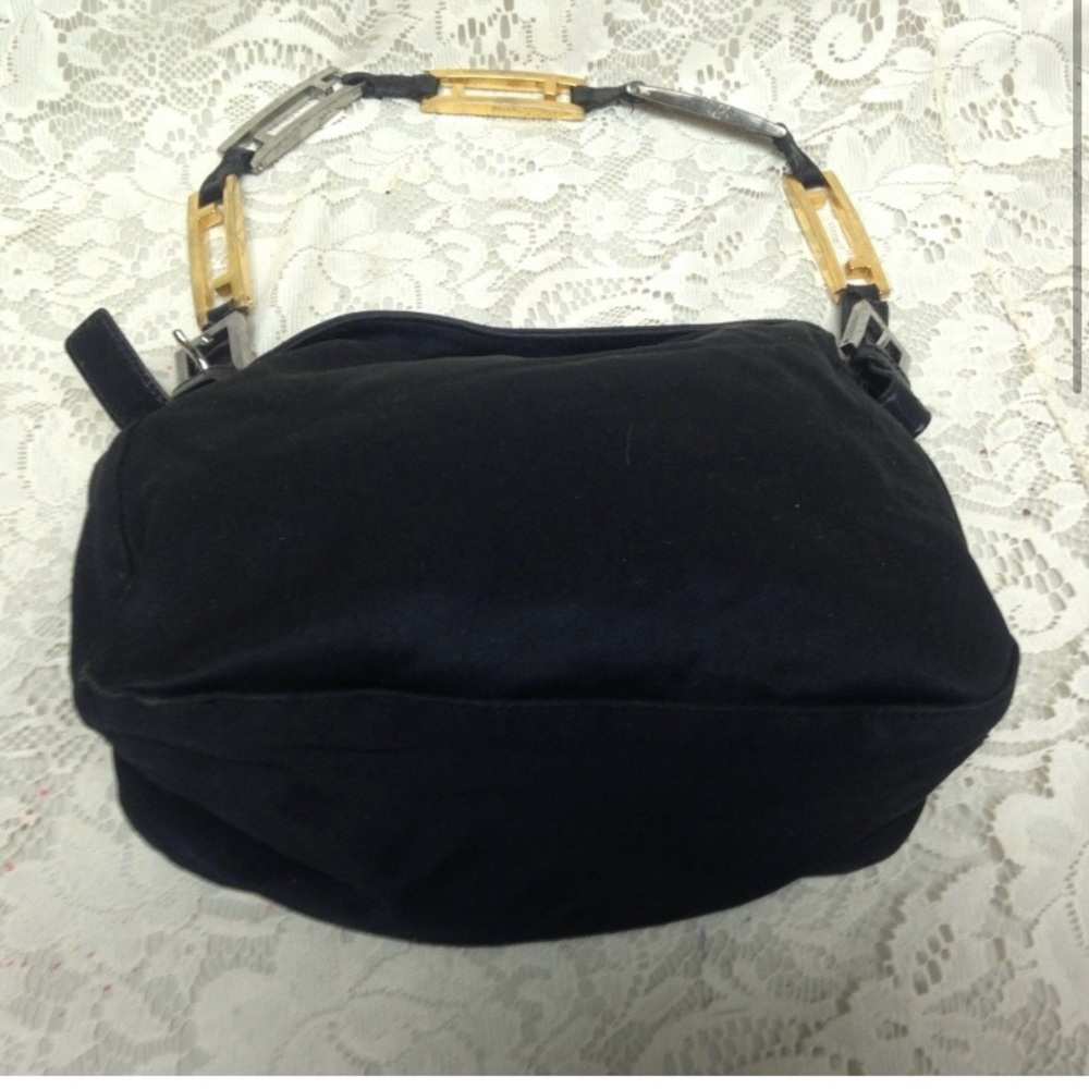 Authentic Fendi Rare Metal Mono Hip-Fanny Belt Bag 32-34in
